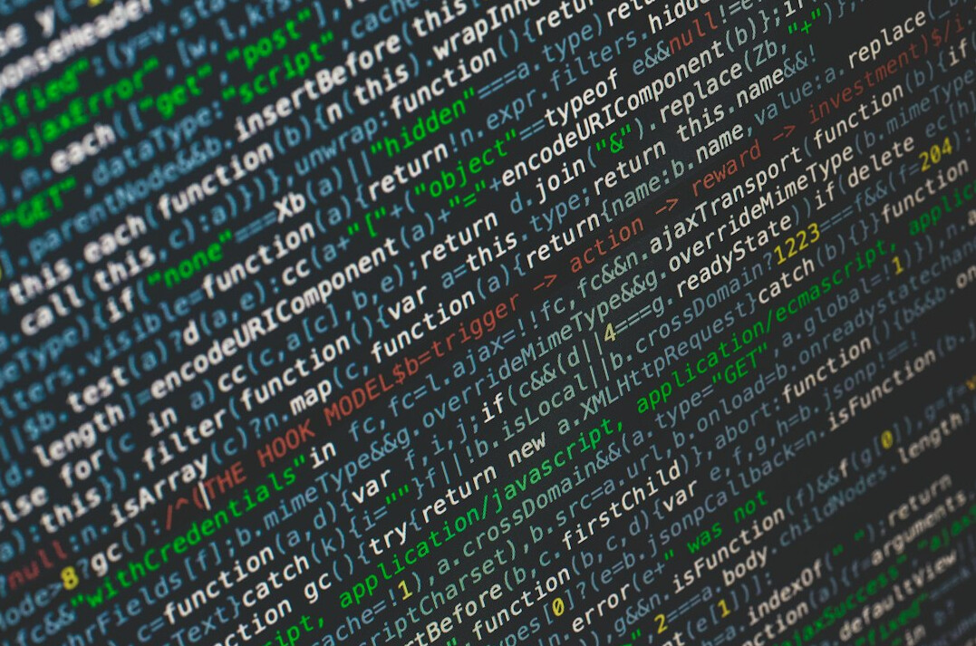 lines of code on computer screen