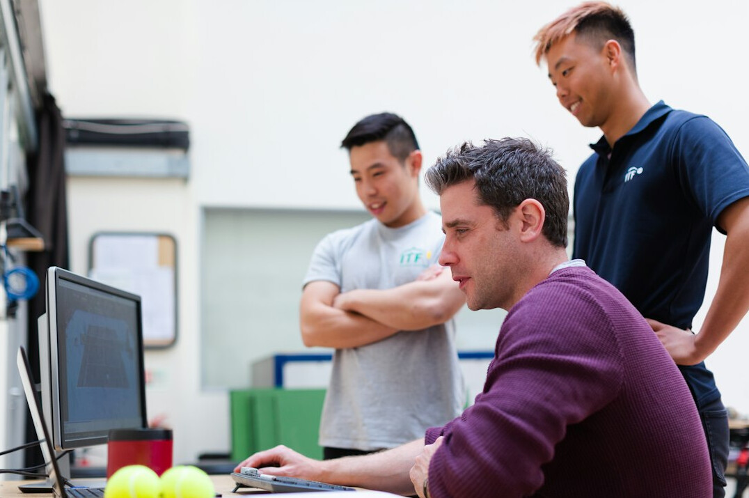 team discussing software architecture